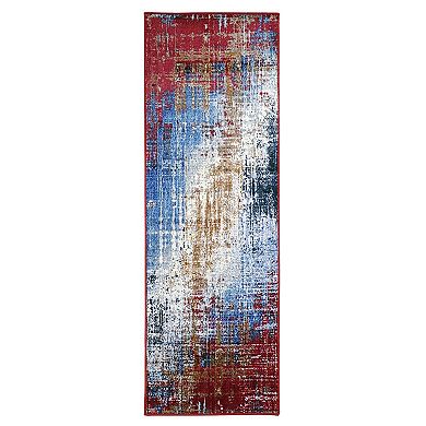 SUPERIOR Arona Non-Slip Abstract Indoor Area Rug