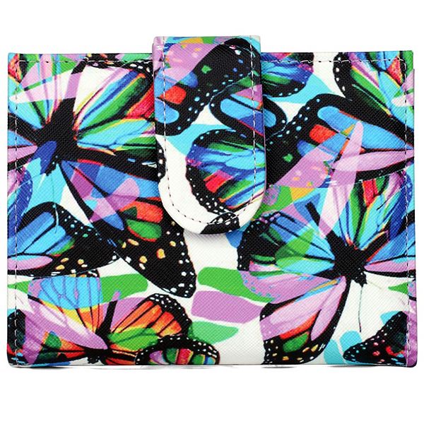 Julia Buxton Butterflies RFID-Blocking Lexington Wallet