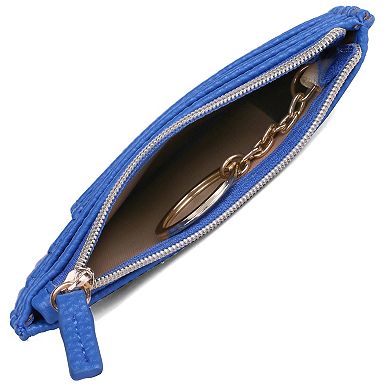 Julia Buxton Solid Pebble RFID-Blocking Slot Coin Case
