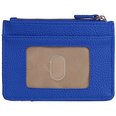Julia Buxton Solid Pebble RFID-Blocking Slot Coin Case