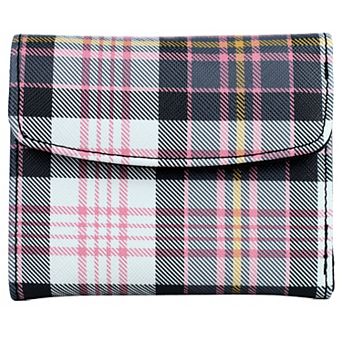 Julia Buxton Solid Pebble RFID-Blocking Mini Trifold Wallet