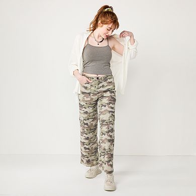 Juniors' SO® High-Rise Wide Leg Cargo Pants