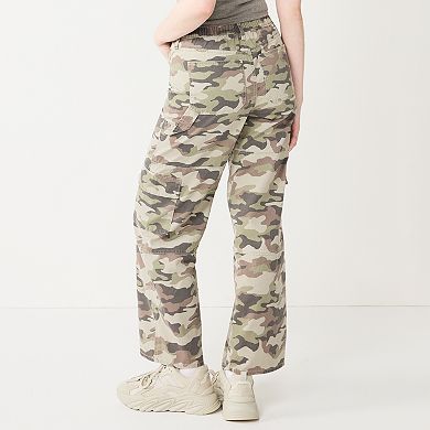 Juniors' SO® High-Rise Wide Leg Cargo Pants