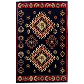 SUPERIOR Santa Fe Geometric Indoor Area Rug