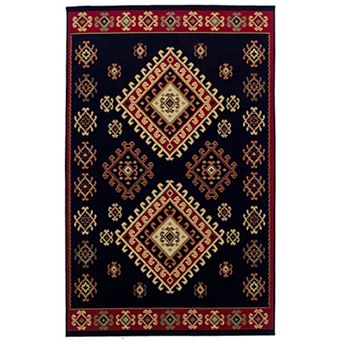 SUPERIOR Santa Fe Geometric Indoor Area Rug