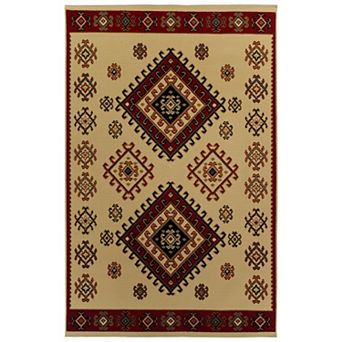SUPERIOR Santa Fe Geometric Indoor Area Rug