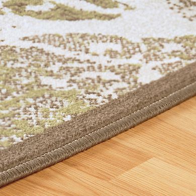 SUPERIOR Mystique Modern Damask Indoor Area Rug