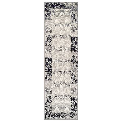 SUPERIOR Mystique Modern Damask Indoor Area Rug