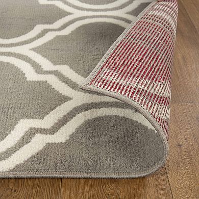 SUPERIOR Contemporary Double Trellis Indoor Area Rug