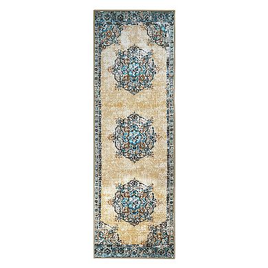 SUPERIOR Decklan Traditional Floral Indoor Area Rug