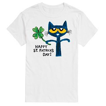 Men's Pete The Cat Happy St. Patrick's Day Tee