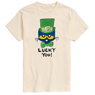 Men's Pete Cat Lucky You Tee