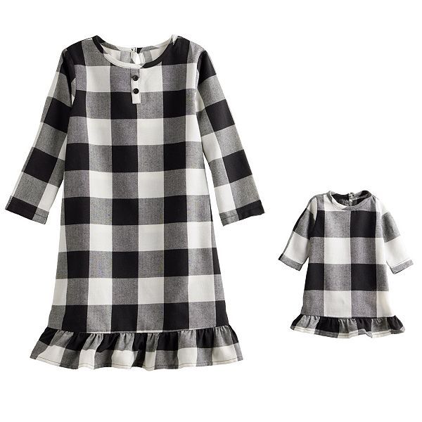 Black and white buffalo best sale plaid nightgown