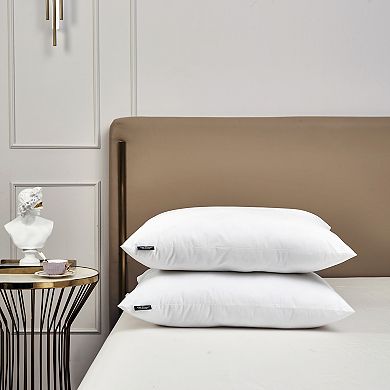 Farm To Home Organic Blended Cotton Cover Down Alternative Set of 2 Pillows