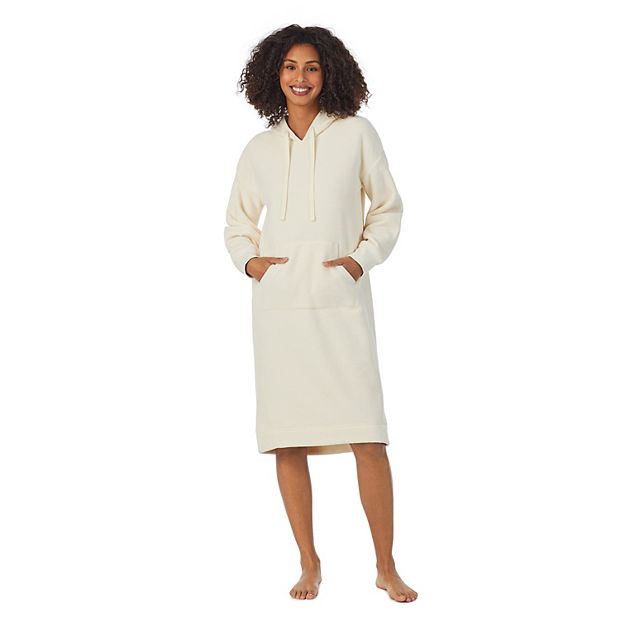 Women's Cuddl Duds Fleece Hooded Midi Lounger