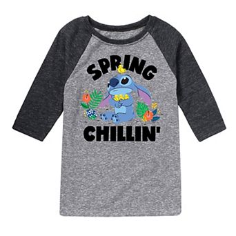 Disney's Lilo & Stitch Boys 8-20 Spring Raglan Tee