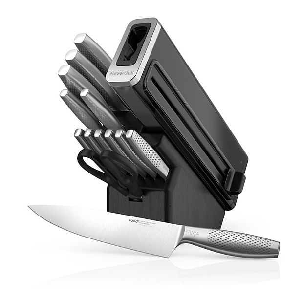 Ninja Foodi NeverDull Premium 17-pc. Knife Block Set with Built-in