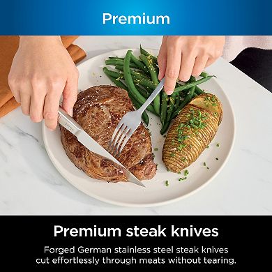 Ninja Foodi NeverDull Premium 14-pc. Stainless Knife System with Built-in Sharpener