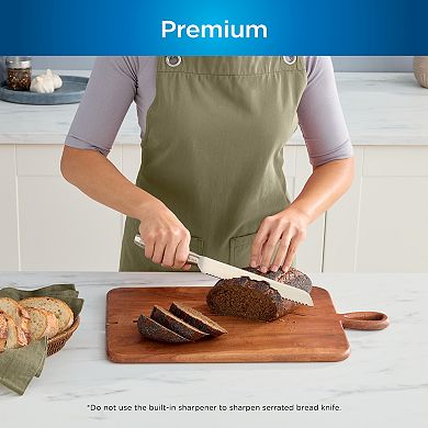 Ninja Foodi NeverDull Premium 14-pc. Stainless Knife System with Built-in Sharpener
