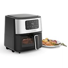 Gourmia 10-qt. Dual Basket Digital Air Fryer With Smart Finish And Match  Cook Black Stainless Steel : Target