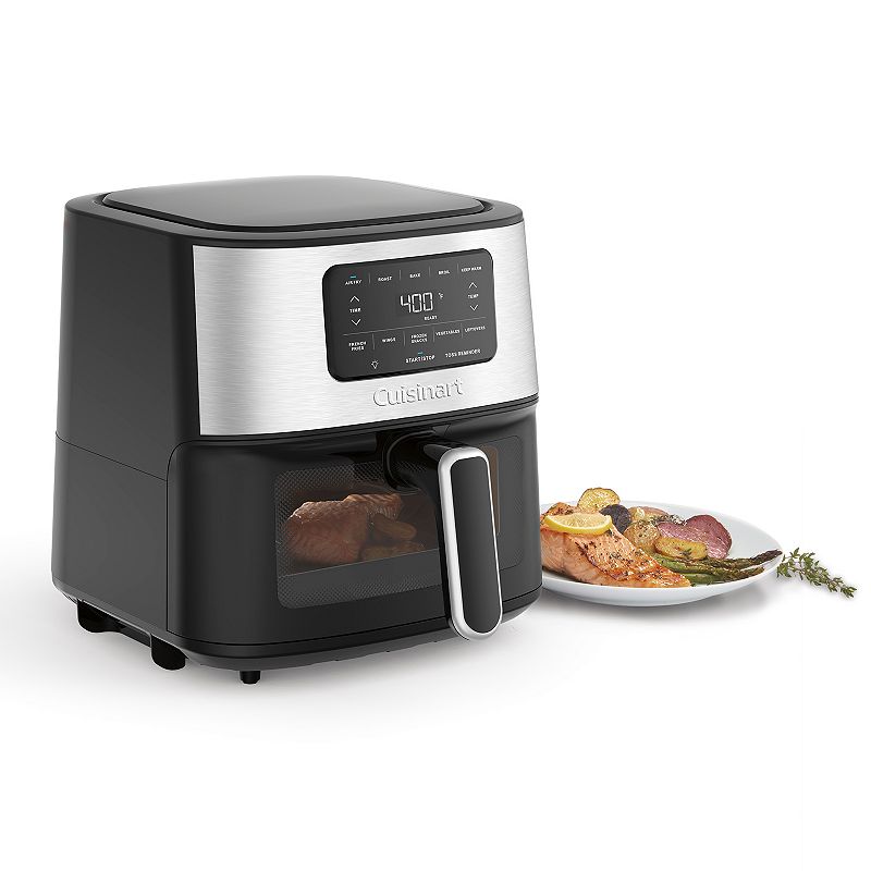 Cuisinart - Basket Air Fryer - Stainless Steel and Black