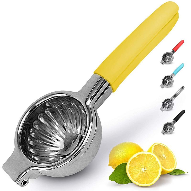Unique Bargains Manual Hand Squeezer Stainless Steel Lemon Citrus