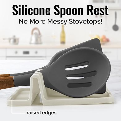 Zulay Kitchen Silicone Utensil Rest