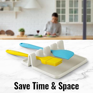 Zulay Kitchen Silicone Utensil Rest