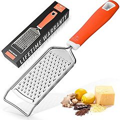 Kitchen Restaurant Metal Cheese Grater Slicer Peeler Shredder Tool Silver Tone - Silver Tone