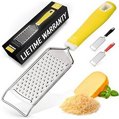 Zulay Rotary Cheese Grater Vegetable Chopper Veggie Slicer, Stainless Steel  Drum