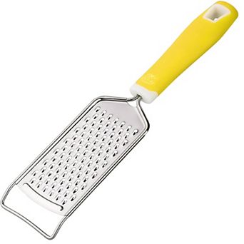 Zulay Kitchen Professional Stainless Steel Flat Handheld Cheese Grater