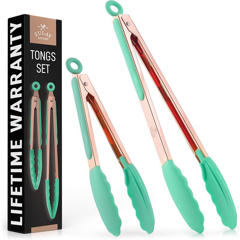 30% OFF! Silicone-Tipped Tongs, 9