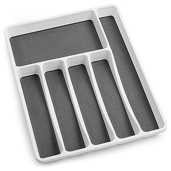 Zulay Kitchen Silverware Organizer Tray