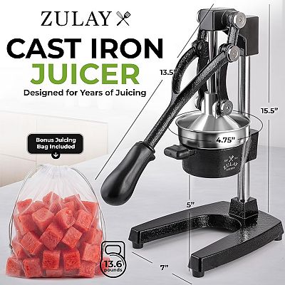 Zulay Kitchen Professional Heavy Duty Citrus Juicer