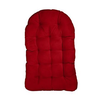 Sorra Home Red Egg Chair Cushion