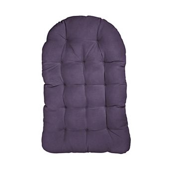 Sorra Home Dark Lilac Egg Chair Cushion