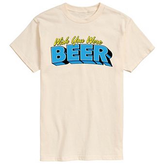 Men's Wish You Were Beer Tee