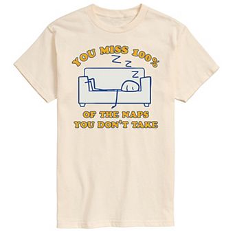 Men's You Miss 100 Naps Tee