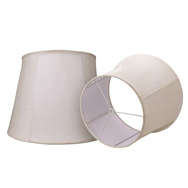 ALUCSET Royal Foldable Lampshades with Spider Installation, Set of 2