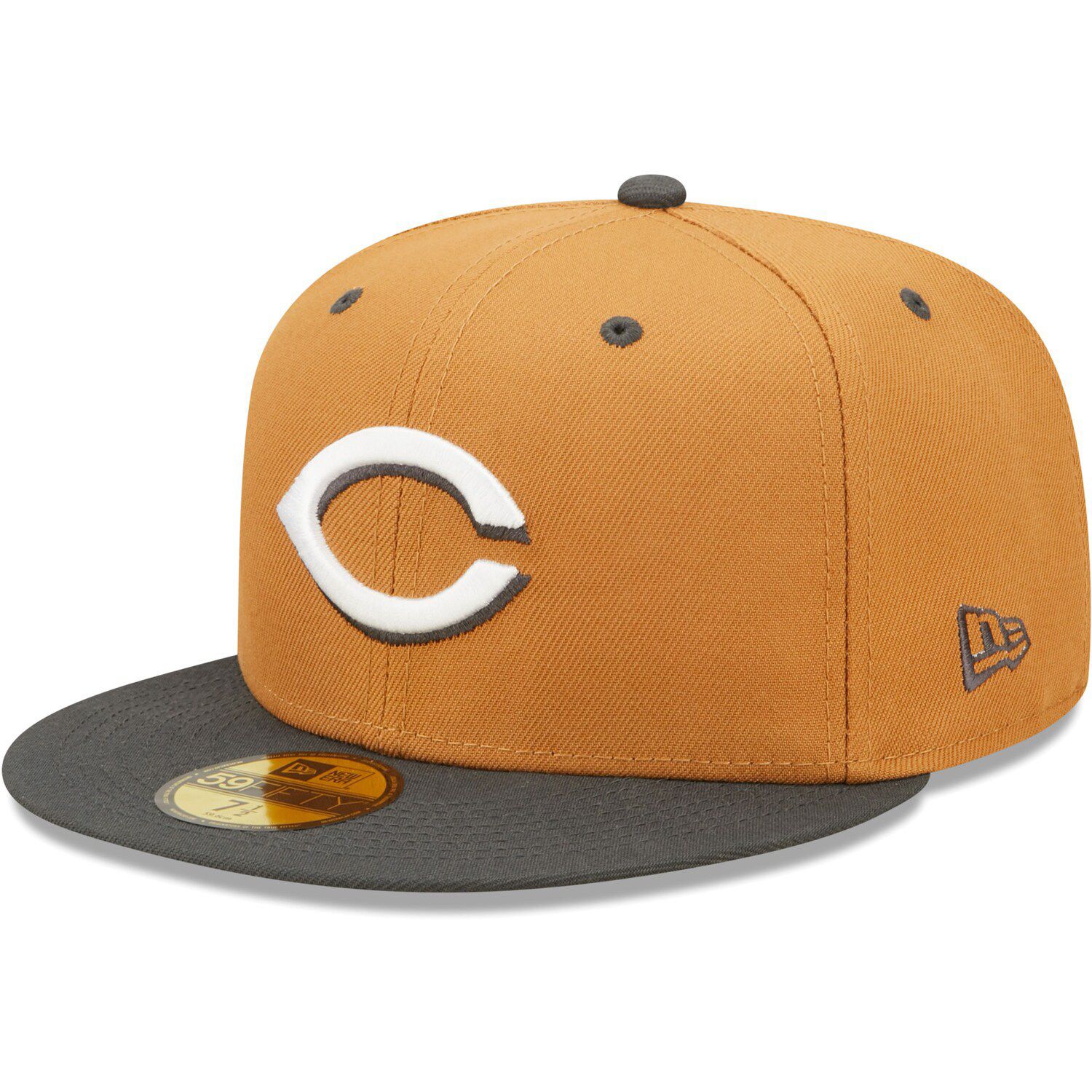 Oakland Athletics Fitted Cap Creme Orange - Burned Sports