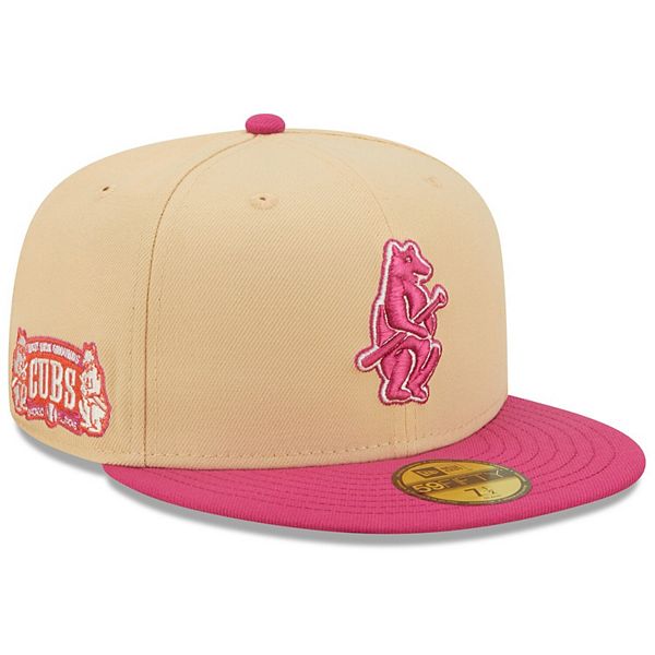 Men's New Era Orange/Pink Chicago Cubs West Side Grounds Mango Passion ...