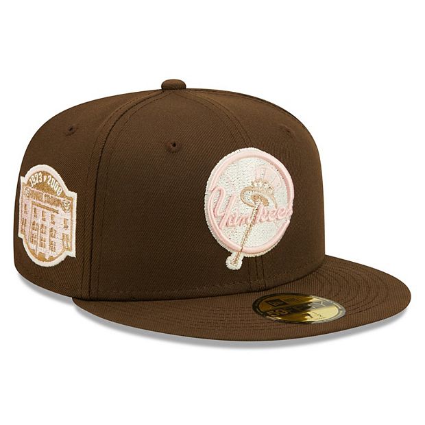 Brown & Pink Fitted Hats  Brown & Pink Fitted Baseball Caps