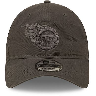 Men's New Era Graphite Tennessee Titans Core Classic 2.0 Tonal 9TWENTY Adjustable Hat
