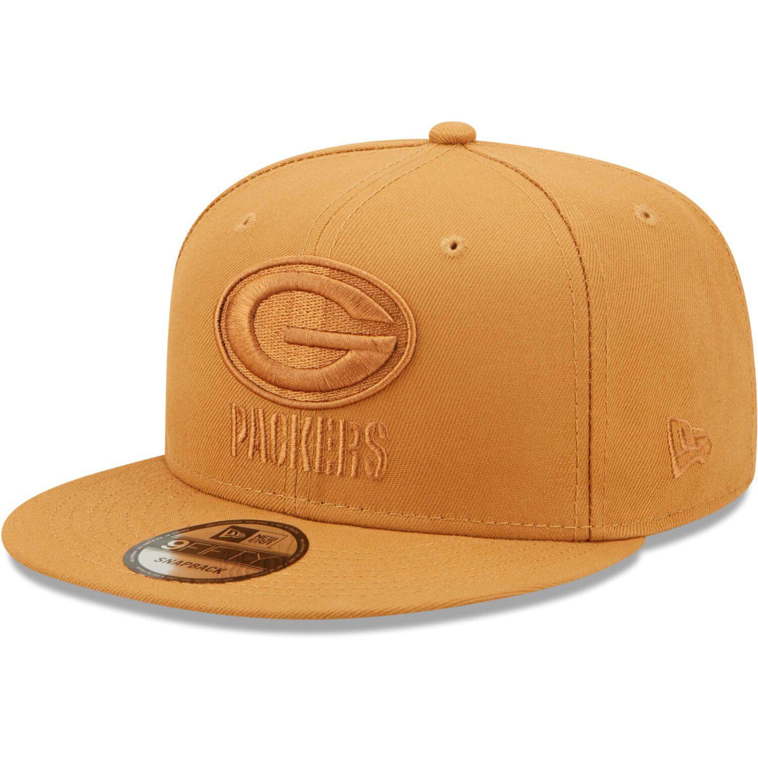 Green Bay Packers New Era Flawless 9FIFTY Snapback Hat - Navy/Gold