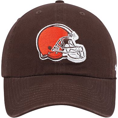 Men's '47 Brown Cleveland Browns Secondary Clean Up Adjustable Hat