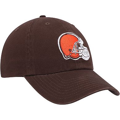 Men's '47 Brown Cleveland Browns Secondary Clean Up Adjustable Hat