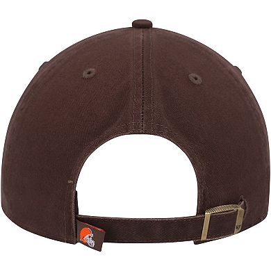Men's '47 Brown Cleveland Browns Secondary Clean Up Adjustable Hat
