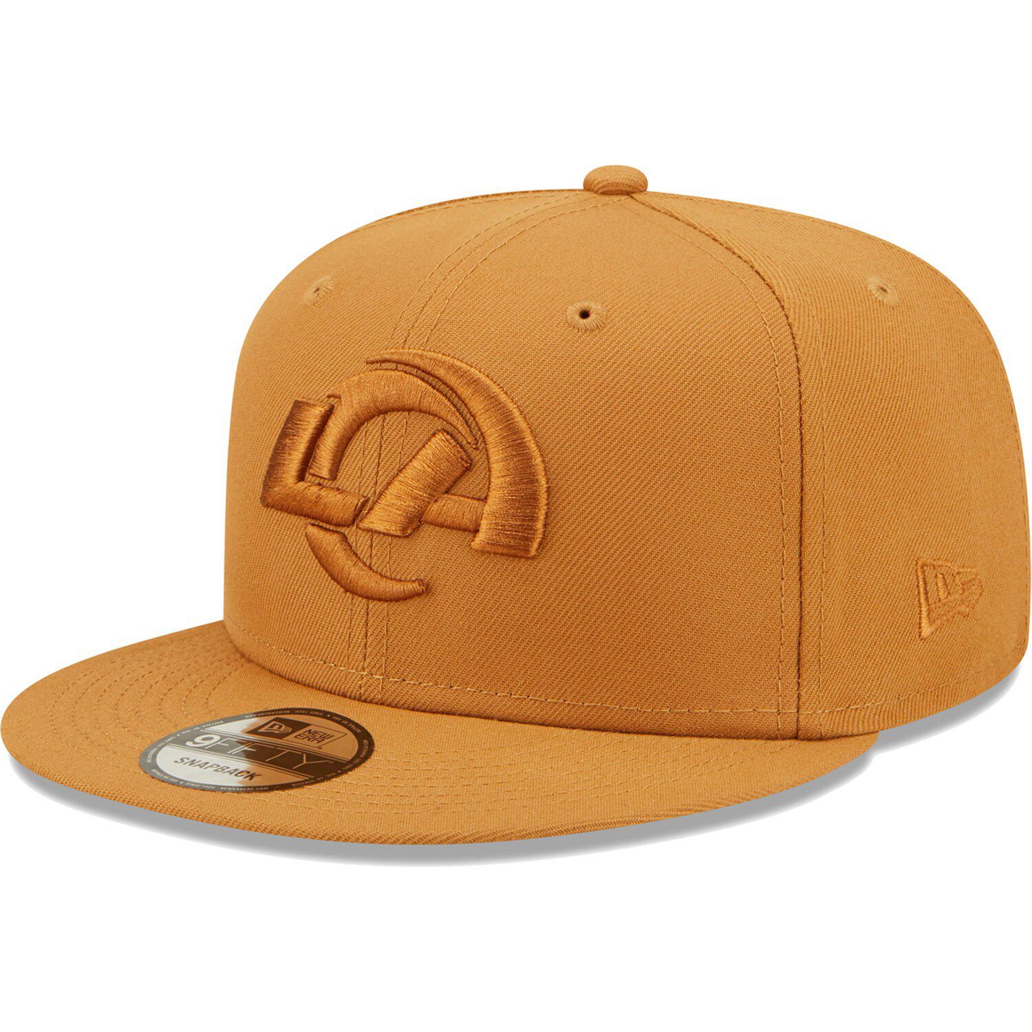 Los Angeles Rams New Era Wordmark Flow 9FIFTY Snapback Hat - Royal/Gold