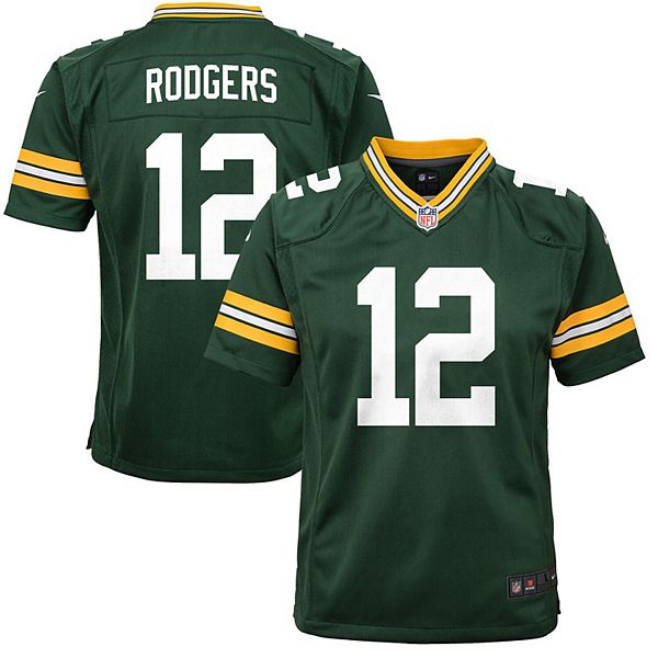 Youth Nike Aaron Rodgers Green Green Bay Packers Game Jersey