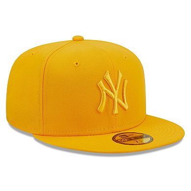 Men's New Era Gold New York Yankees Tonal 59FIFTY Fitted Hat